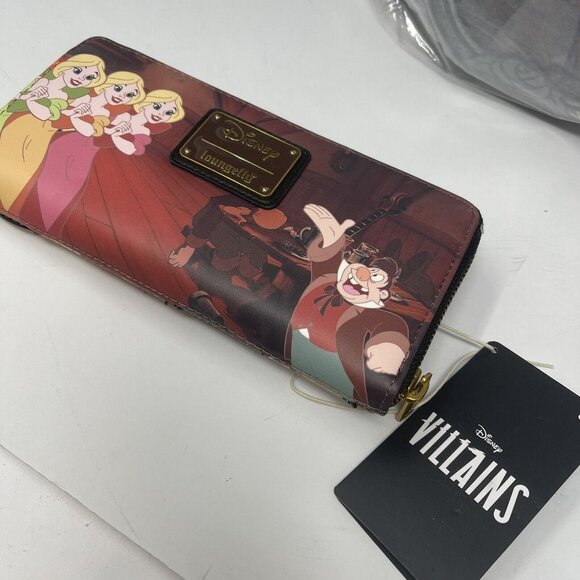 Loungefly Disney Villains Gaston Mini Backpack & Wallet Set - Picture 7 of 8